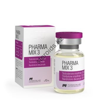 PharmaMix-3 (Микс стероидов) PharmaCom Labs флакон 10 мл (500 мг/1 мл) - Казахстан